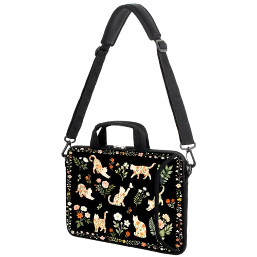 AMARY 17" Laptop Shoulder Bag Carrying Case Adjustable shoulder straps, comfortable handle, front pocket for storing mouse (Cat-2) - color: Cat-2