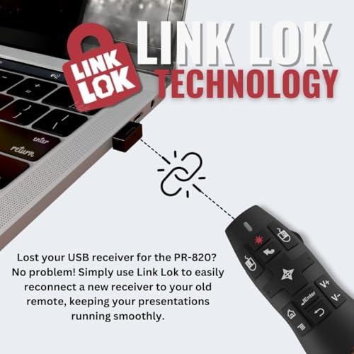 Red Star Tec Powerpoint/Keynote Clicker USB Receiver PR-820