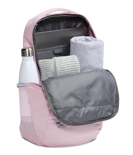 The North Face Women's Vault Everyday Laptop Backpack - Commuter Travel Bag, Water-Repellent, Spacious Main Compartment, Metal Pink, One Size - color: Metal Pink