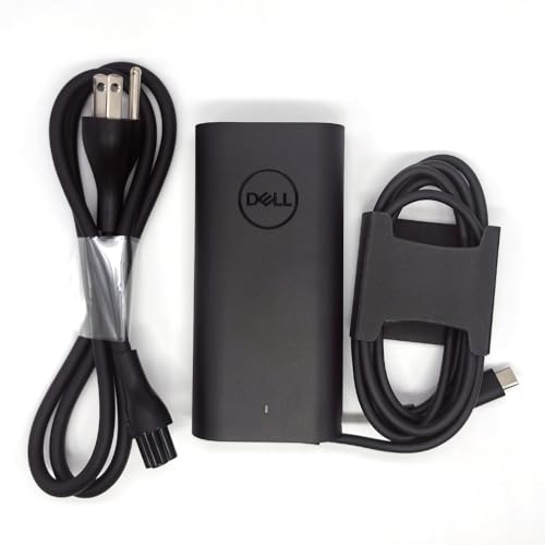 Dell 100W Laptop Charger USB C Type C GAN AC Adapter,Precision 3580 3580 3580 3581 Charger,Latitude 7640 5540 9440 AC Adapter,Inspiron 14 Plus 7430, Black, DA100PM220