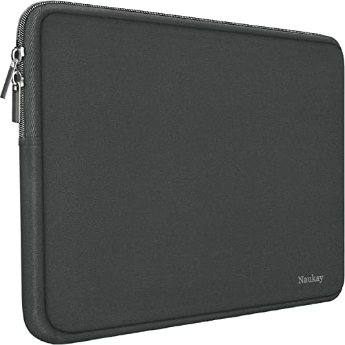 Laptop Sleeve Bag 15.6 Inch,Resistant Neoprene Laptop Sleeve/Notebook Computer Pocket Case/Tablet Briefcase Carrying Bag fit for Computer Notebook MacBook- (Grey) - color: Grey, size: 15.6 inch