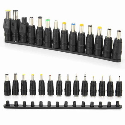 28Pcs DC Power Adapter Tips 5.5x2.1mm - Universal Charging Conversion Head Replacement Power Connector for Laptop