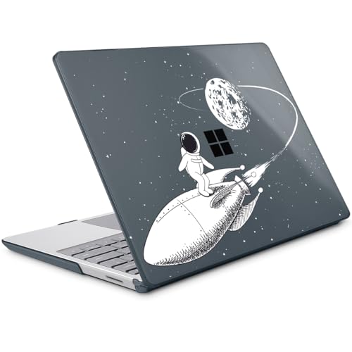 Mektron Surface Laptop Go 12.4 inch Case Compatible with Go 3/2/1 Microsoft Surface Laptop 12.4" Cover 2023-2020 Releases Model 1943/2013 Plastic Hard Shell Case with Screen Protector, Astronaut - color: Astronaut