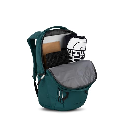 The North Face Vault Everyday Laptop Backpack | Commuter Travel Bag with Water-Repellent Finish, Spacious Main Compartment, Deep Nori-TNF Black, OS - color: Deep Nori-tnf Black