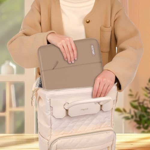 MOSISO Laptop Case 13 inch, Laptop Sleeve Bag with Pocket | Compatible with MacBook Neo A3404 2026/Air/Pro 13 M5/M4/M3/M2/M1 2026-2016, Polyester Vertical Computer Bag, Bronze Brown - color: Bronze Brown, size: 13 inch