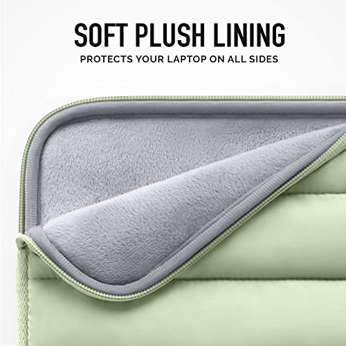 Puffer Laptop Sleeve with Zipper for 13 Inch Laptops