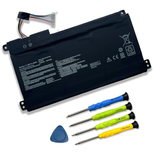 B31N1912 C31N1912 Laptop Battery Replacement for ASUS VivoBook asus 14 E410M E410MA L410M L410MA E410KA F414MA E510MA E510KA L510MA R522MA L410MA L410MA-BV058TS L510ma-wb04 E510KA-EJ033TS 11.55V 42Wh - size: 7.49*3.86*0.22 inch B31N1912