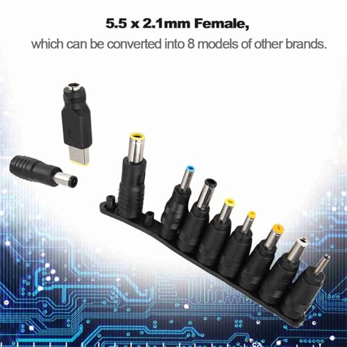 Universal Multifunctional Notebook Laptop Power Supply Charger Adapter Connector Ideal for Notebook and Laptop Charging 10pcs with 5 5mm Connector Built to Strict