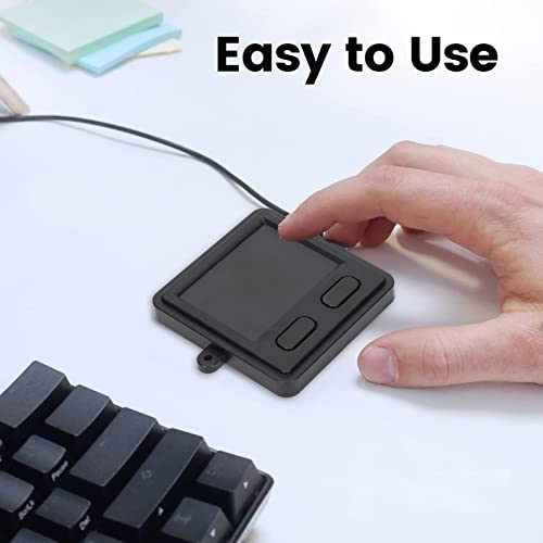 ASHATA Wired USB Touchpad, Portable Trackpad for Laptop and Desktop User, USB trackpad touchpad with 2 for Home Office Business Trip