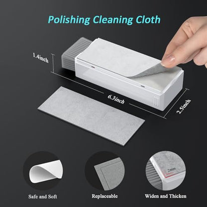 Edglete Car Screen Cleaner Spray and Wipe, Car Interior Detailing Kit | Screen Cleaning Tool for Touchscreen Display Dashboard, Car Detailing Brush for Tesla Jeep BMW Honda Benz Chevy