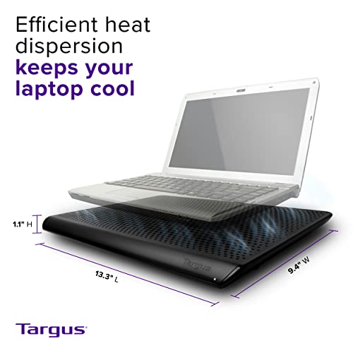 Targus Chill Mat for up to 16-Inch Laptop, Black (PA248U5)