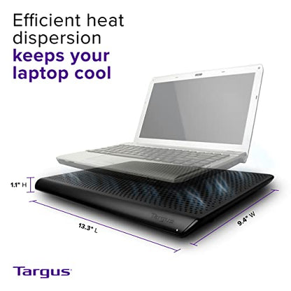 Targus Chill Mat for up to 16-Inch Laptop, Black (PA248U5)