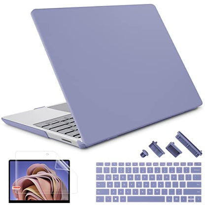 Case for Surface Laptop 5/4/3 13.5", Lavender Gray | Hard Shell Case with Keyboard Cover & Screen Protector. Fits Surface Laptop 5/4/3 13.5" Metal Palm Rest Models 1951/1868. - color: Lavender Gray