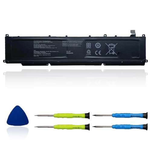 RC30-0370 Laptop Battery Compatible with Razer Blade 14 2021 2022 RZ09-0370 RZ09-0368 RZ09-0427 RZ09-0370AE23 RZ09-0370BEA3-R3U1 RZ09-0370CEA3-R3U1 RZ09-0427EE23-R3U1 Series 61.6Wh 15.4V - size: 12.17*2.67*0.32 inch RC30-0370