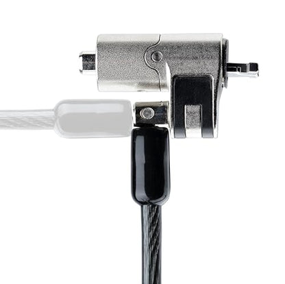 StarTech Nano Laptop Cable Lock, 6.6ft, TAA, Anti-Theft Keyed Lock (2m) | For EliteBook/2-1 Laptops, Steel Cable Lock For Laptop, Security Cable Locks Nano Slot Notebooks - size: Nano, style: Unique Keyed
