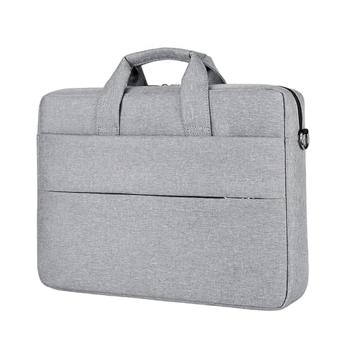 Business Laptop Briefcase with Air Cushion Tech, 17 Inch Water-Resistant Shoulder Bag for Men & Women, Large Capacity Work Commute Bag, Anti-Theft Office Organizer (Dark Grey)