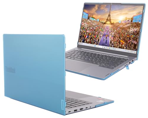 mCover Case ONLY Compatible for 2023~2025 14" Lenovo ThinkBook 14 G6 / G7 Series Windows Notebook PC (NOT Working with Other Lenovo Models) - Aqua - color: Aqua