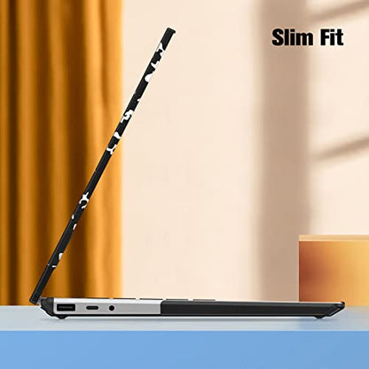 Fintie Case for 12.4 inch Microsoft Surface Laptop Go 3/2/1 2023/2022/2020 | Model: 2013 1943, Snap On Hard Shell Cover, Composition Book - color: composition book