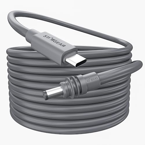 Starlink Mini Cable 9.8FT, 18AWG 140W Starlink USB C to DC Power Cable with Smart Protocol Chip, Waterproof Design, Mini Accessories Compatible with 100W+ PD Source, 28V PPS 20V PD Protocols - size: 9.8FT