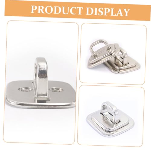 Housoutil 4pcs Laptop Security Plate -Theft Anchor for Keyed Combination Cable Locks Design for Desks Monitors and Devices Sturdy Theft