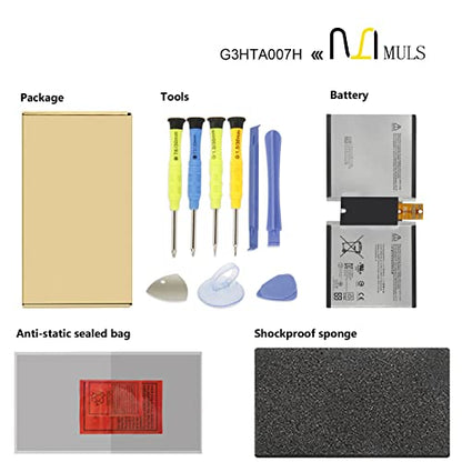 MULS G3HTA003H Batteryfor Microsoft MSK-1645 Surface 3 10.8" Surface 3 1645 | Tablet G3HTA004H G3HTA007H Installation Tools 3.78V 7270mAh 27.5Wh with Tools, Perfect Compatibility, Extended runtime