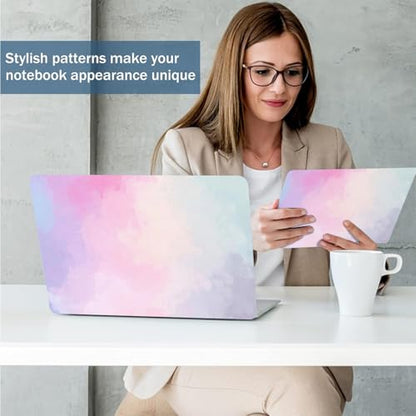 Laptop Skin Sticker Decal 15-15.6 Inches, Universal Reusable Vinyl Sticker for 12.1 13 13.3 14 15.4 Inches Netbook/Notebook PC, Waterproof & Scratch-Resistant (Colorful Clouds) - color: Colorful Clouds