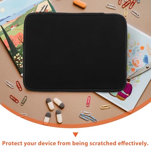 CALLARON Neoprene Laptop Sleeve 13-inch Tablet Protective Bag Lightweight Travel Storage Case for Office and Students Black