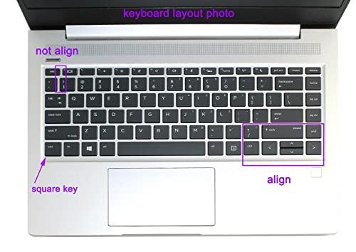 Silicone Keyboard Cover Skin Compatible for 14" HP ProBook 440 445 G5 G6 G7, HP ProBook 430 G5 13.3", HP ProBook x360 440 G1, HP ProBook 640 G4 G5 (Mint) - color: Mint