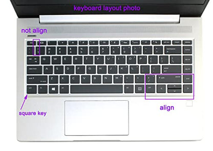Silicone Keyboard Cover Skin Compatible for 14" HP ProBook 440 445 G5 G6 G7, HP ProBook 430 G5 13.3", HP ProBook x360 440 G1, HP ProBook 640 G4 G5 (Mint) - color: Mint