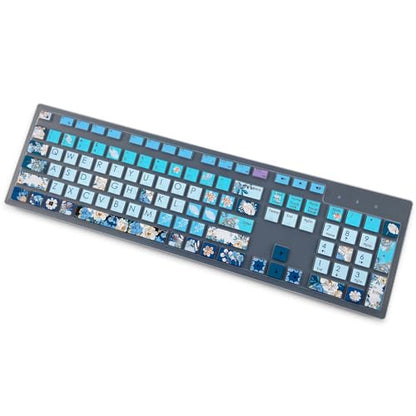 Keyboard Cover for Dell KM636 KB216 KB216t/d/p Keyboard, Dell Optiplex 3050 3240 5250 5460 7450 7050, Inspiron Desktop 3475 3477 3670 5400 5490 7700 7790,Peony - color: Peony