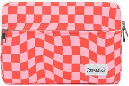 Laptop Sleeve with Pocket for 16 inch Laptop - color: Checkered, size: 16 inch