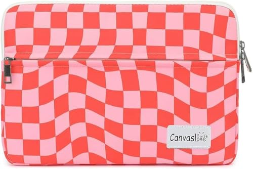 Laptop Sleeve with Pocket for 16 inch Laptop - color: Checkered, size: 16 inch