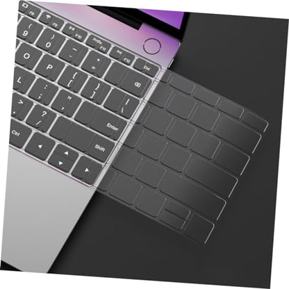 Uonlytech 5pcs Transparent Keyboard Film Compatible with Durable Laptop Keyboard Cover for Water Splash and Dirt Protection Easy to Clean Thin and Breathable Design