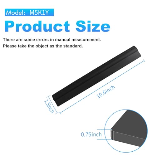 38.48Wh M5Y1K 14.8V Battery for Dell Inspiron 15 5000 3000 Series 5566 5558 | 5559 5552 3551 3552 3558 17 5755 5756 5758 5759 14 3451 3452 3458 3467 5458 VN3N0 MSY1K HD4J0 P63F P51F P47F P65G P52F - size: 10.6*1.5*0.76inch M5Y1K
