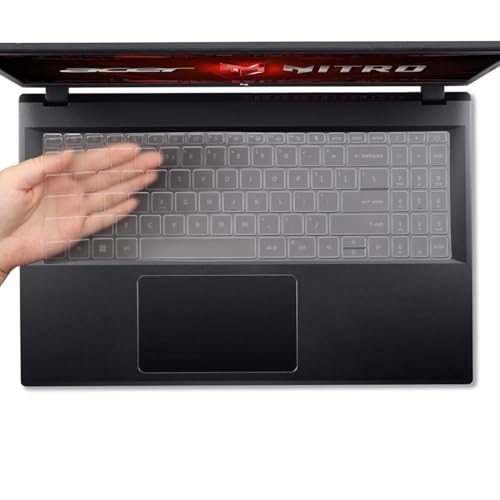 Keyboard Cover for Acer Nitro 5 v15, Acer Nitro v/Nitro 5 Anv15-51 Gaming Laptop 15.6 inch Gaming Laptop Keyboard Skin-TPU