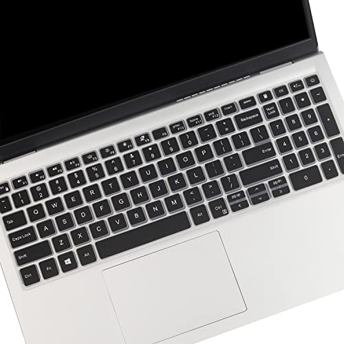 Keyboard Cover for 15.6 17.3 Dell Inspiron 15 17 5501 5502 5505 5508 5584 5590 5593 5598 7000 7500 7590 7591 7501 7506 7706 7790 Vostro 3501 3502 3505 5501 5502, 7590 5590, Inspiron 15 3000 5000 7000 - color: Black