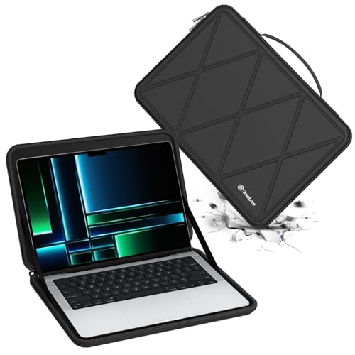 Smatree M89T Hard EVA Protective Sleeve for 16 inch MacBook Pro M5pro 2026 | Compatible for 16.2 inch MacBook Pro M5 Max2026/M5 2025/2024-2021/2019,Water-Resistant Protective Laptop Bag Sleeve(X8283T) - color: Black, size: for 16 inch MacBook Pro 2026-202