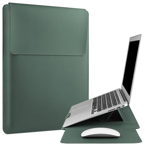 HoYiXi 13 Inch Laptop Sleeve Case Bag Compatible with 13‘’ MacBook Neo 2026/MacBook Air 13 M1 M2 2022-2018/MacBook Pro 13 M2 2022-2016/Surface Pro 8 2021/Surface Go 3 13-13.6'' Dell ASUS Acer PC,Green - color: green, size: 13'' / 13-13.3 Inch Laptop Sleev