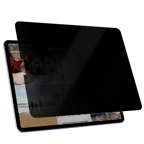 Peslv Privacy Screen Protector for iPad Air 5th/4th Gen & iPad Pro 11 (2018/2020/2021/2022), Anti Glare Blue Light Spy Filter Private Cover, High Sensitive Bubble-Free Black Security Screen - color: black, size: iPad Pro11 (2018-2022) & Air4/Air5