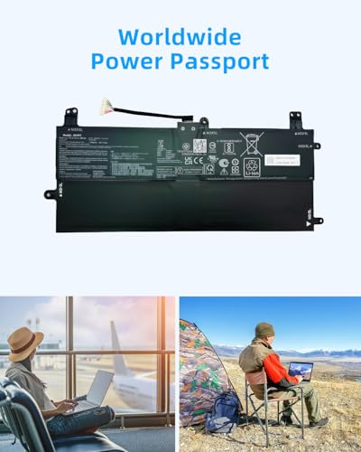 56Wh C41N2102 Laptop Battery Replacement for Asus for ROG Flow Z13 GZ301 NR2201 NR2201ZA Z13G Z301VF Z13GZ301VF GZ301VI GZ301VU GZ301VV I93050T NR2201 NR2201ZE Series 0B200-04100000 High performance - style: C41N2102