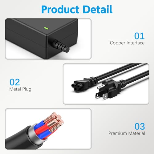 92W 19.5V TV Power Supply Compatible with Sony Bravia 24-48" | 92W 19.5V power, fits Sony Bravia 24-48" TVs. 6.5x4.4mm tip with pin, silent operation, CE/FCC certified, 12-month warranty.