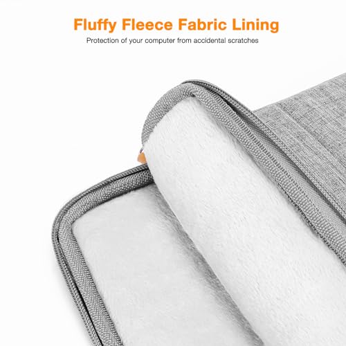 MOSISO Laptop Bag for Men 15.6 inch, 15-16 inch Computer Bags | Compatible with MacBook Pro 16/Air 15, HP Dell, Laptop Briefcase Messenger Bag with Trolley Sleeve&Front Pocket&Strap, Gray