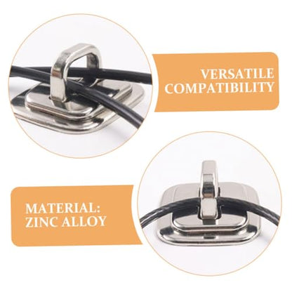 4PCS Laptop Security Anchor Base Plate for Theft Cable Locks Portable Locking Station for Notebook Protection Office School and Travel Settings