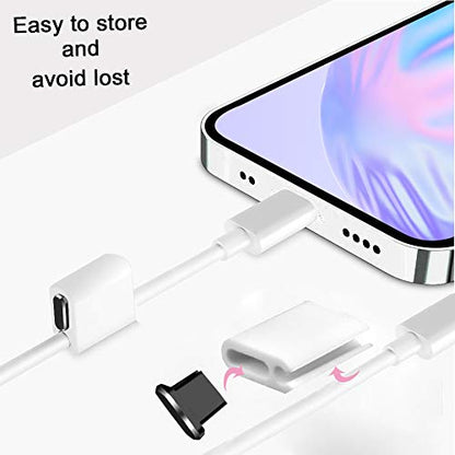 USB C Port Cover Plugs Metal Anti Dust Cap Protectors 2 PCS Compatible with Samsung Galaxy S24/S23/S22/S21 MacBook Pro Air (Black) - color: Black