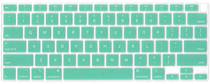 Se7enline Universal 15/16/17 Inch Laptop Keyboard Cover for Long Nails,Pink | Silicone Waterproof Dustproof Durable Washable Laptop Accessories Protective Skin 2019/2020/2021/2022/2023,Aqua Green - color: Clover/Aqua Green