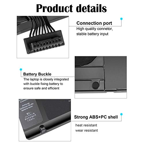 A1321 A1286 Laptop Battery for MacBook Pro 15" inch (Mid 2009 & 2010 Version) MB985 MB985LL/A MB986 MB986LL/A MB986J/A MC118 MC118LL/A MC373LL/A