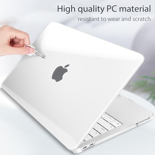 Tuiklol for 2026 MacBook Neo 13 Inch A18 Pro Chip Case, (Model A3404) Anti-Scratch Anti-Drop Slim Hard PC Shell Case with Shockproof Protective MacBook Neo Laptop Cover, Clear-Transparent - color: Clear-Transparent