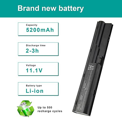 TREE.NB Laptop Battery for HP ProBook 4330s 4331s 4430s 4431s 4530s 4535s 4435s 4436s 4440s 4441s 4446s 4540s 4545s 7420, 5200mAh/6-Cells - size: 4431S