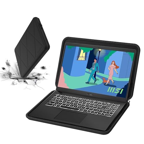 Smatree Hard EVA Protective Sleeve Case Compatible for 15.6 inch MSI Modern 15 A5M/A10M/A10R/A11M/A11MU/A11SB/B11M, Prestige 15 A12UD/A12SC, Summit B15 A11M, 16 inch LG gram Style OLED/LG gram (A1600) - color: for 15.6inch MSI Laptop