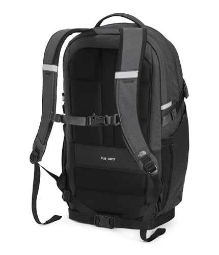 The North Face Router Everyday Laptop Backpack - Daypack, Water Repellent, Laptop Sleeve, Reflective Details, Asphalt Grey Light Heather/TNF Black-NPF, One Size - color: Asphalt Grey Light Heather/Tnf Black-npf, size: One Size